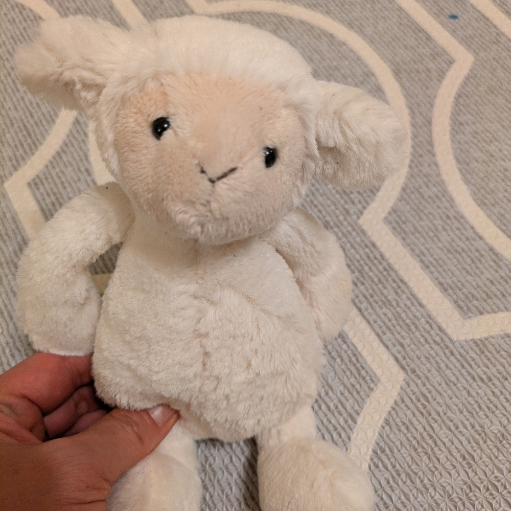 Jellycat White Plush Companion